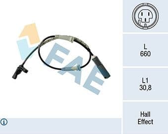 Sensor, wheel speed 78183