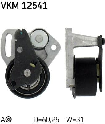 Tensioner Pulley, timing belt VKM 12541 - image 2