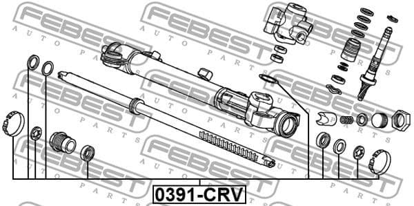 Repair Kit, steering gear 0391-CRV - image 2
