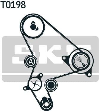 Water Pump & Timing Belt Kit VKMC 03266 - image 4