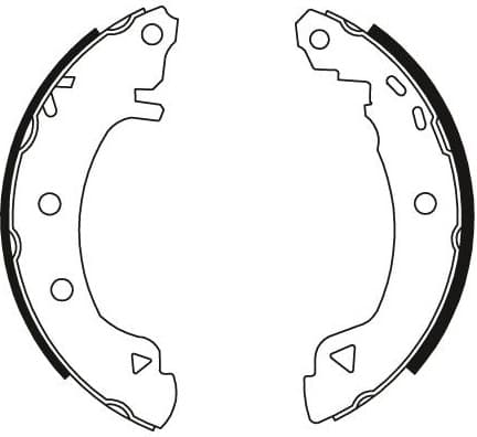 Brake Shoe Set GS8631 - image 4
