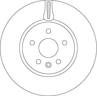 Brake discs kit front (2pcs), Top Quality DF6820 - image 2