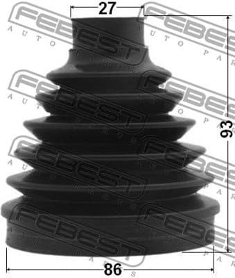 Bellow, drive shaft 1615P-164LH - image 2