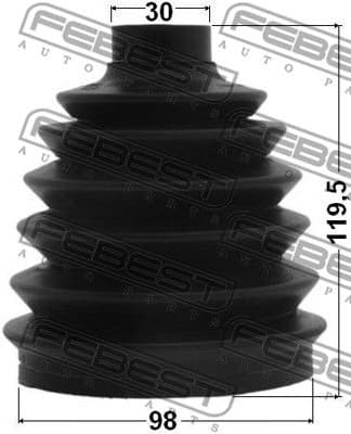 Bellow, drive shaft 1617P-164S - image 2