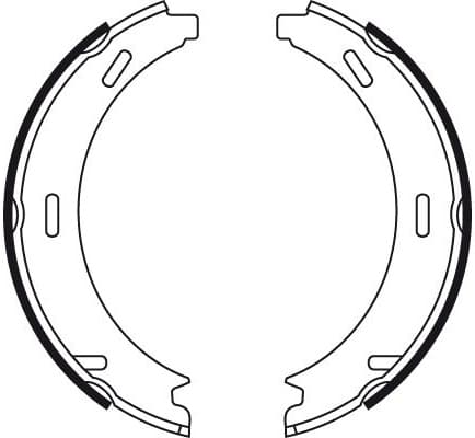 Brake Shoe Set, parking brake GS8481 - image 4