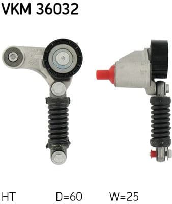 Tensioner belt VKM36032 - image 2