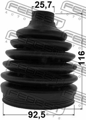 Bellow Kit, drive shaft 2317-EOS - image 2