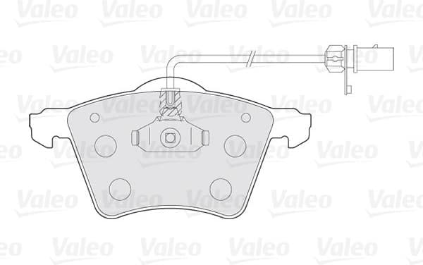 Brake Pad Set, disc brake ESSENTIAL 301801