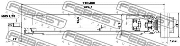 Shock Absorber 05656587R - image 2