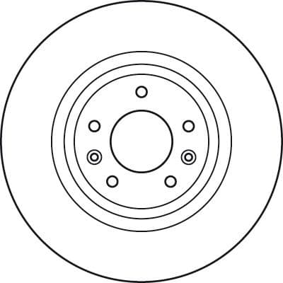 Brake Disc TRW SINGLE DF4970S - image 4