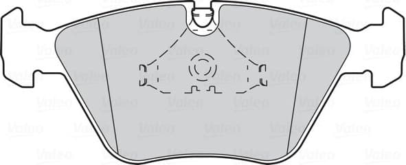 Brake Pad Set, disc brake ESSENTIAL 301409