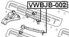Bellow, ball joint VWBJB-002 - image 2