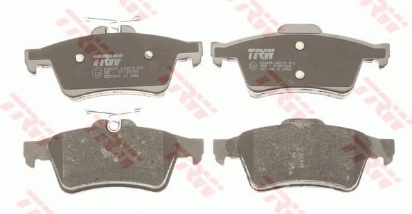 Brake pads rear, Top Quality GDB2086 - image 5