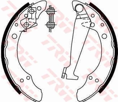 Brake Shoe Set GS8526 - image 2