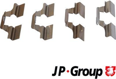 Accessory Kit, disc brake pad JP 1163750410