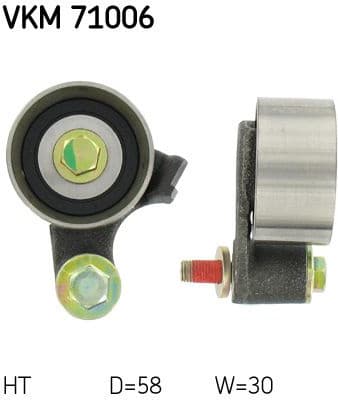 Tensioner Pulley, timing belt VKM 71006 - image 2
