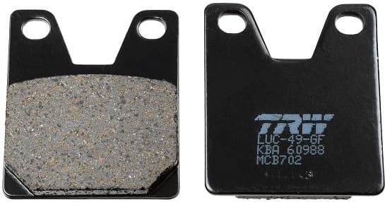 Brake Pad Set, disc brake Organic Allround MCB702