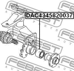 Wheel Bearing DAC4345820037 - image 2