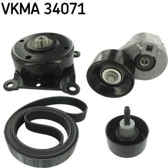 V-ribbed Belt Set VKMA 34071 - image 2
