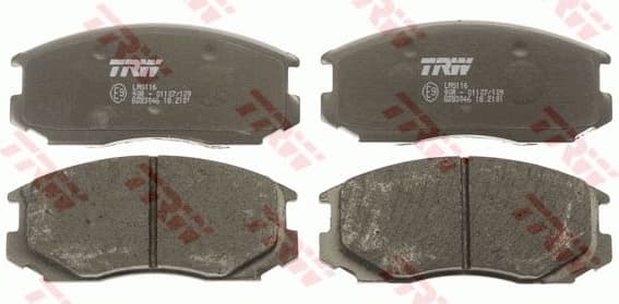 Brake Pad Set, disc brake COTEC GDB3046 - image 4