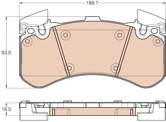 Brake Pad Set, disc brake GDB1976 - image 2