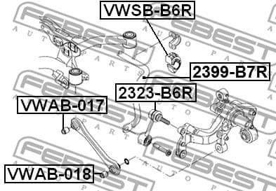 Stabiliser Bar, suspension 2399-B7R - image 2