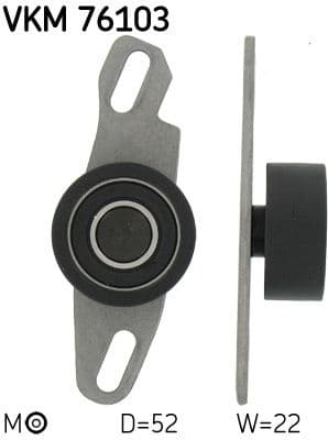Tensioner Pulley, timing belt VKM 76103 - image 2