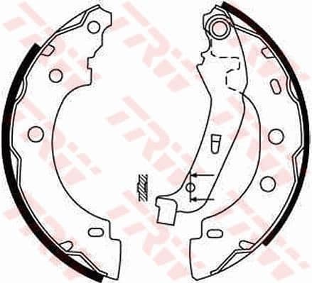 Brake Shoe Set GS8650 - image 2