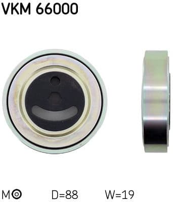 Belt Tensioner, V-ribbed belt VKM 66000 - image 2