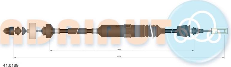 Cable Pull, clutch control 41.0189 - image 2