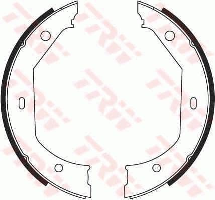 Brake shoes handbrake, Top Quality GS8656 - image 3