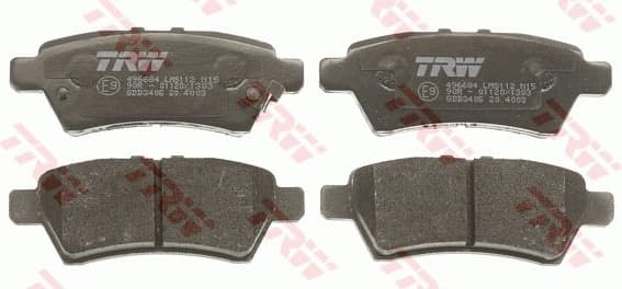 Brake Pad Set, disc brake COTEC GDB3405 - image 4