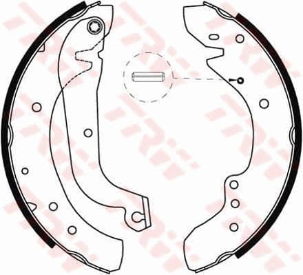 Brake Shoe Set GS8565 - image 2