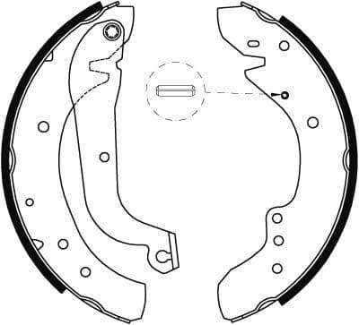 Brake Shoe Set GS8565 - image 3