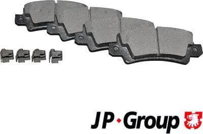 Brake Pad Set, disc brake JP 4863701310