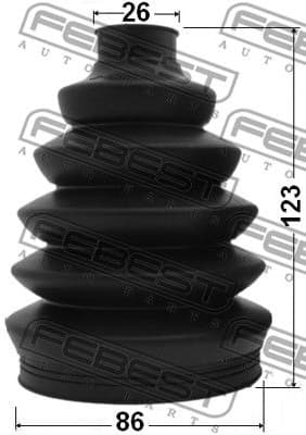 Bellow Kit, drive shaft 1917P-E70 - image 2