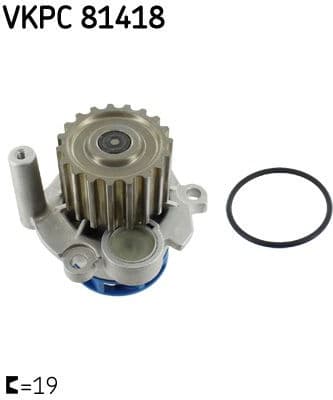Water pump cooling system VKPC81418