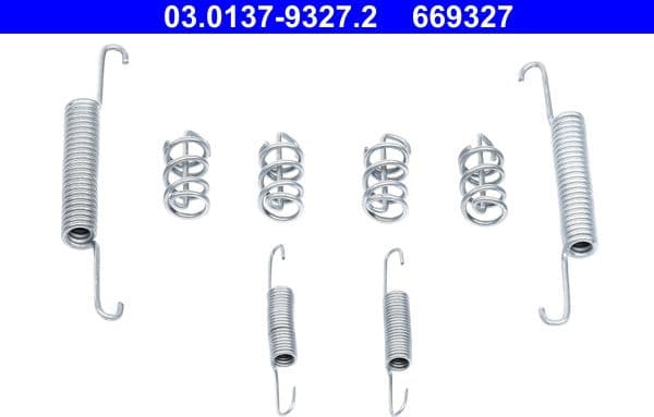 Accessory Kit, parking brake shoes 03.0137-9327.2 - image 2