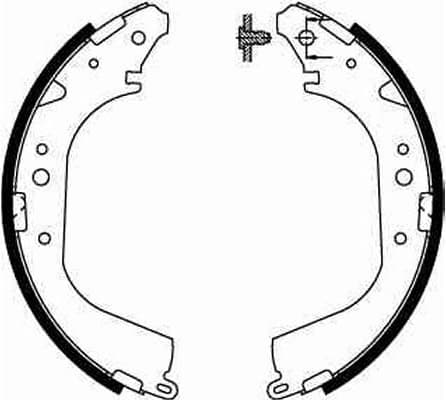 Brake Shoe Set GS8502 - image 3