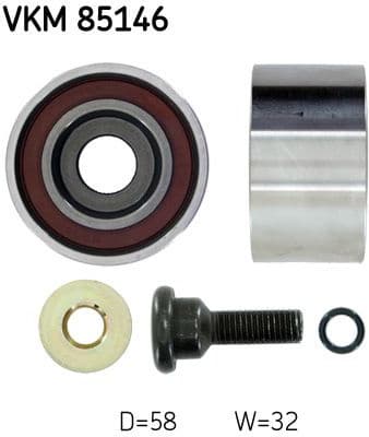 Deflection Pulley/Guide Pulley, timing belt VKM 85146 - image 2