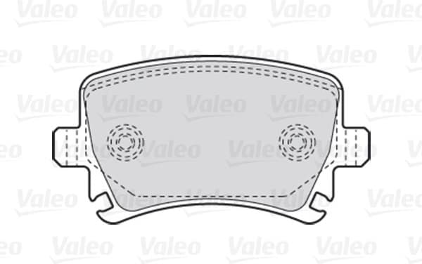 Brake Pad Set, disc brake ESSENTIAL 301752 - image 2