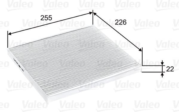 Filter, cabin air VALEO ESSENTIAL 715804