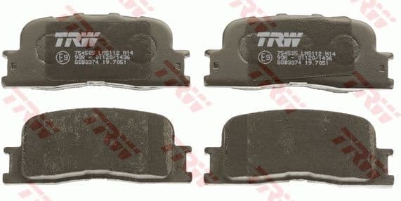 Brake Pad Set, disc brake COTEC GDB3374 - image 4