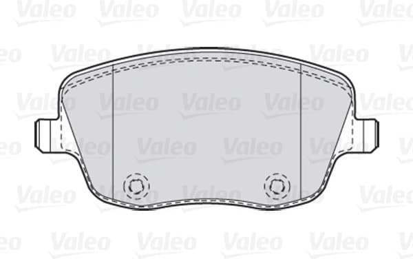 Brake Pad Set, disc brake ESSENTIAL 301667 - image 2