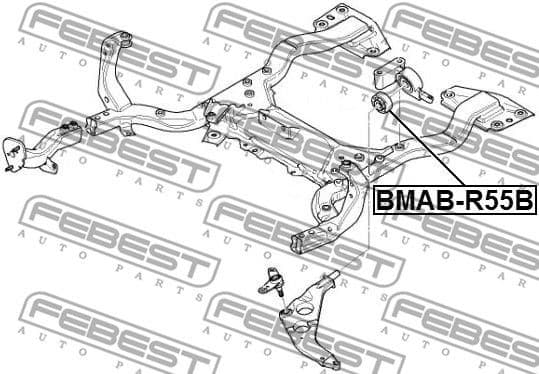 Mounting, control/trailing arm BMAB-R55B - image 2
