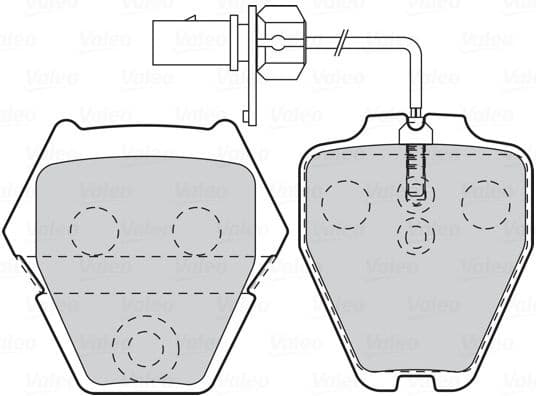 Brake Pad Set, disc brake ESSENTIAL 302333 - image 2