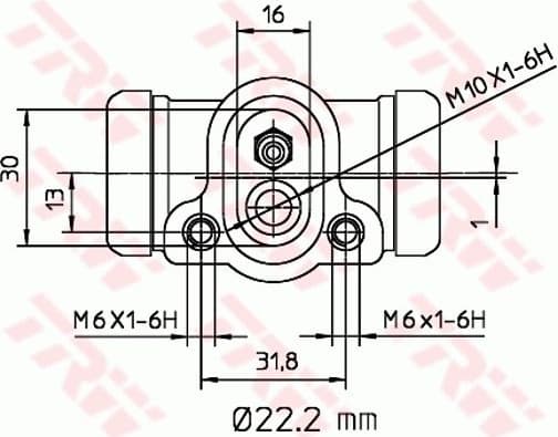 Wheel Brake Cylinder BWH311 - image 4