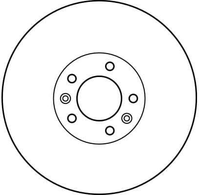 Brake Disc TRW SINGLE DF4237S - image 2