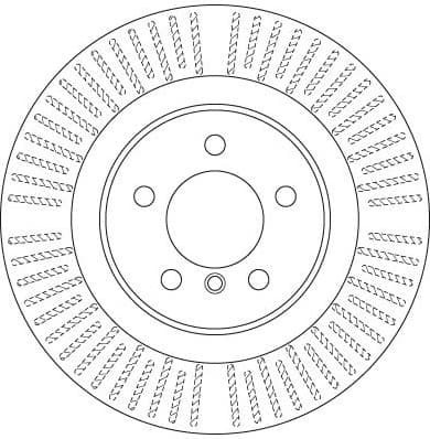 Brake Disc TRW SINGLE DF6507S - image 3