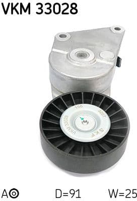 Belt Tensioner, V-ribbed belt VKM 33028 - image 2